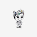 Marvel Guardians of the Galaxy Groot Star Charm Hallmarked S925 Sterling Silver