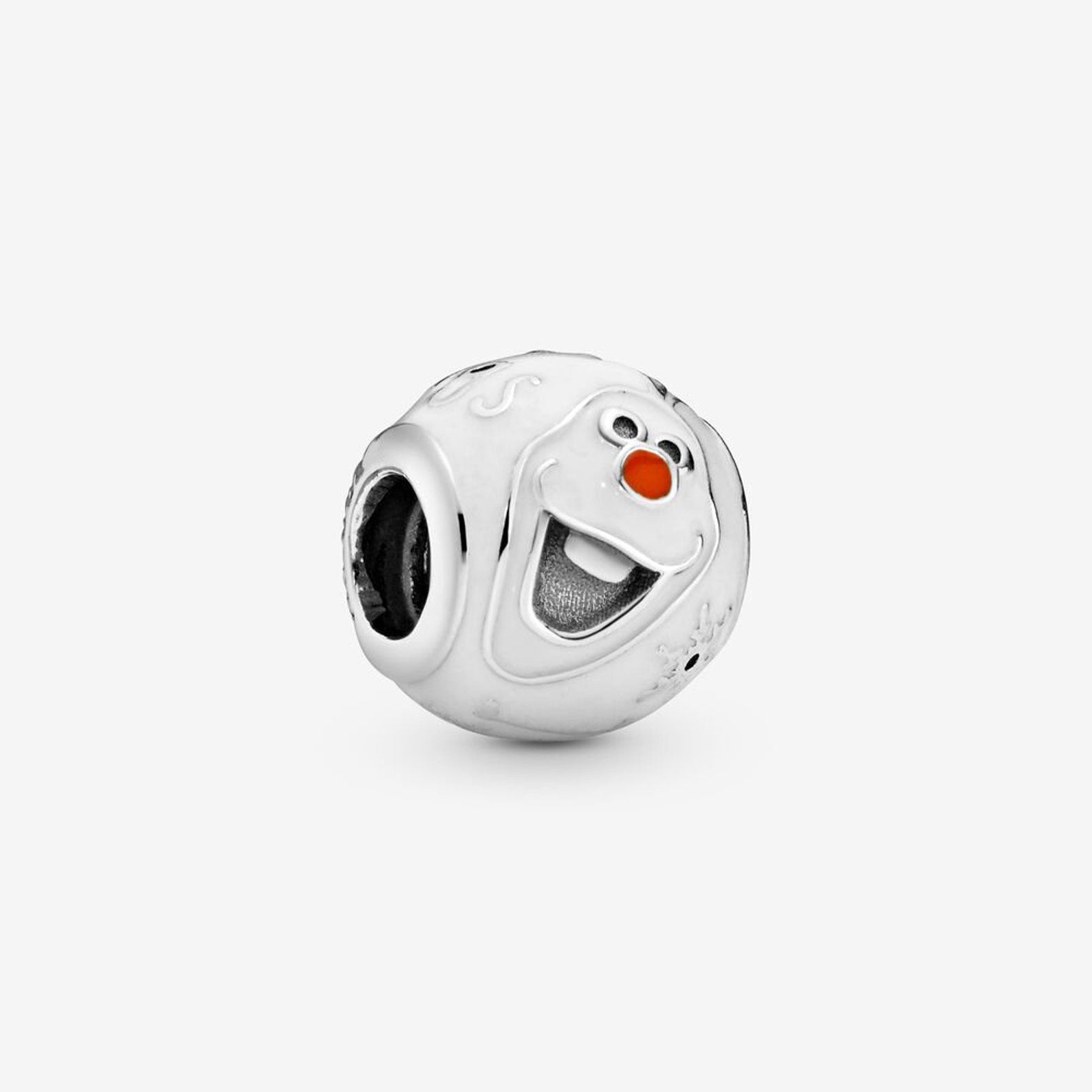Disney Frozen Olaf Bead Charm Hallmarked S925 Sterling Silver
